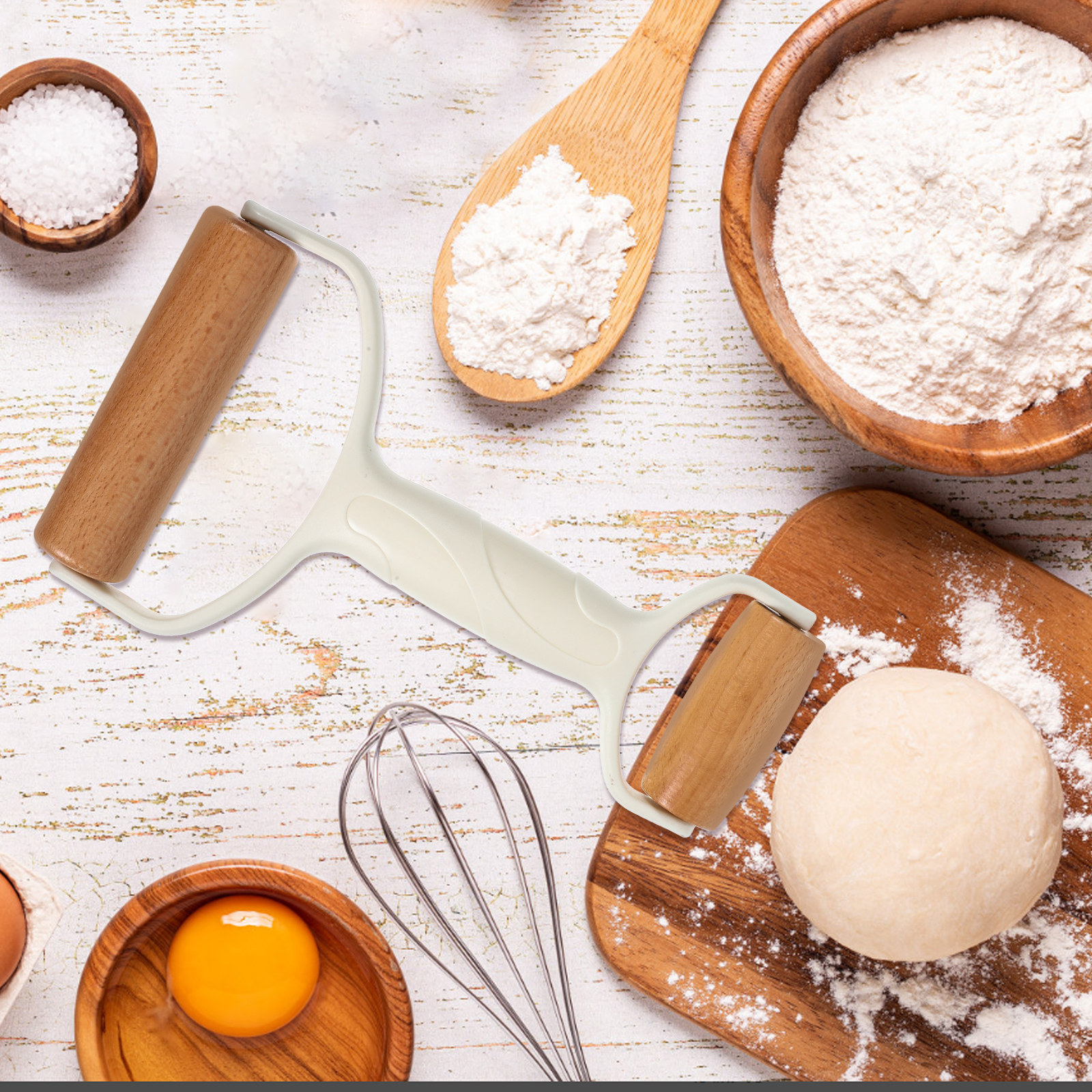 Kitchen Gadgets Made In Usa - Adjustable Dual Ends Rolling Pin Made