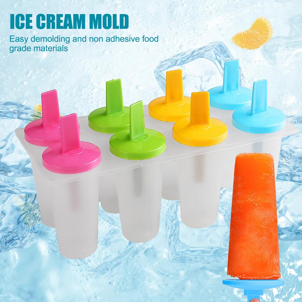 Kitchen Gadgets Made In Usa - 8 Grids Homemade Ice Cream Moulds