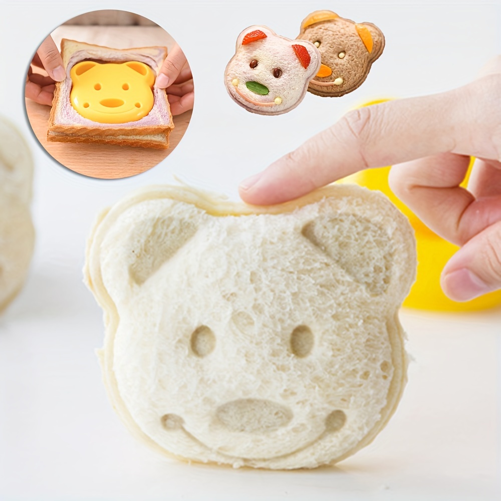 Kitchen Gadgets Made In Usa - 1Pc Lovely Cartoon Bear Shaped Sandwich