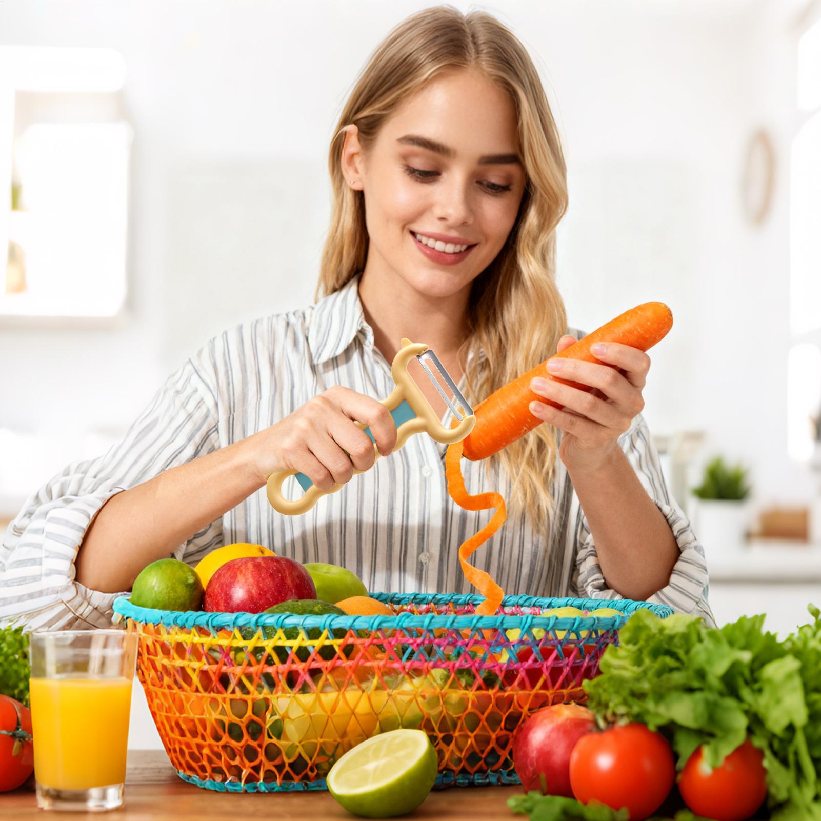 Veggie Peeler Handheld Kitchen - Kitchen Gadgets Men บทวิจารณ์และราคา