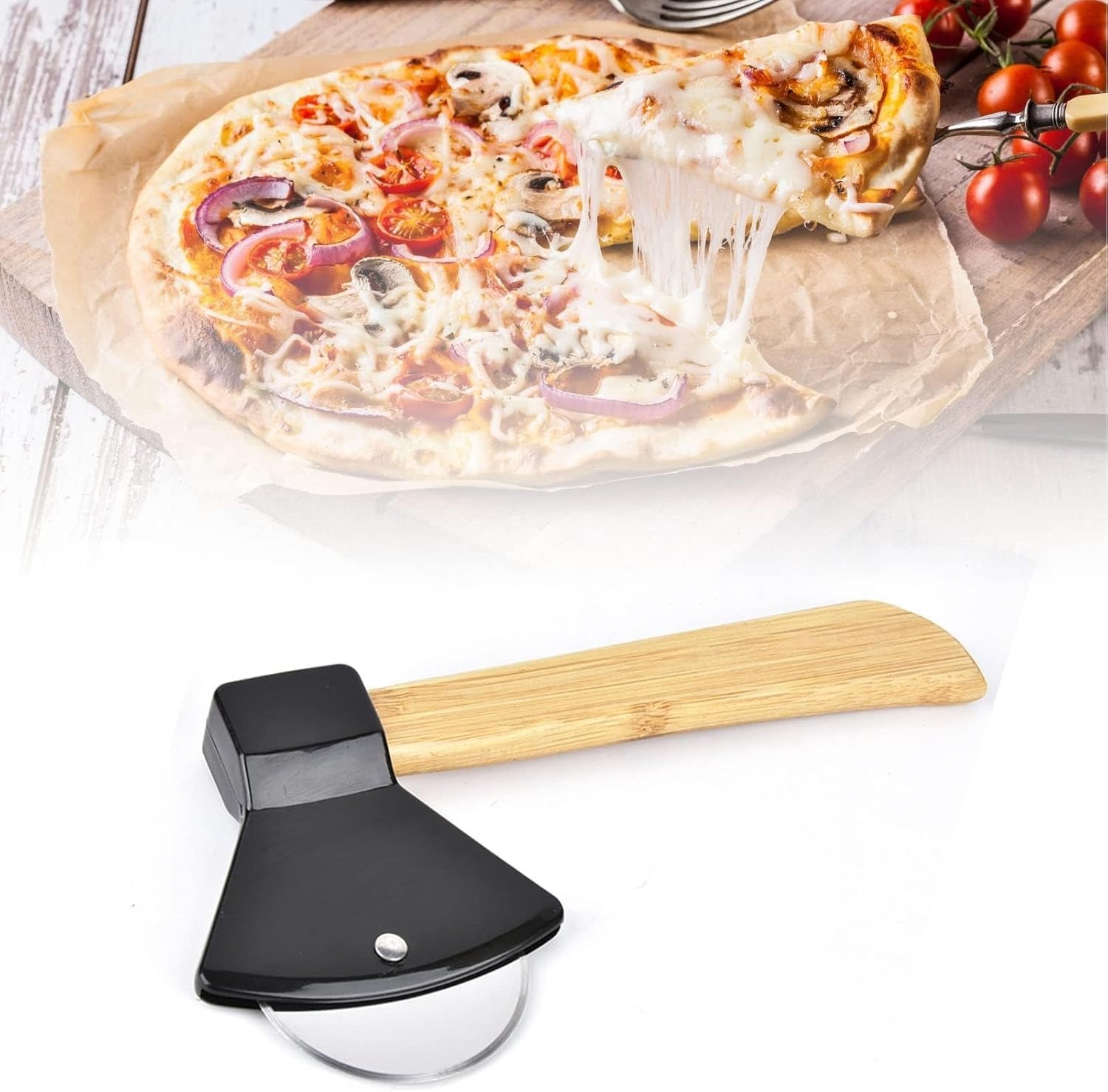 Cool Axe Shaped Pizza Cutter w - Kitchen Gadgets Men บทวิจารณ์และราคา