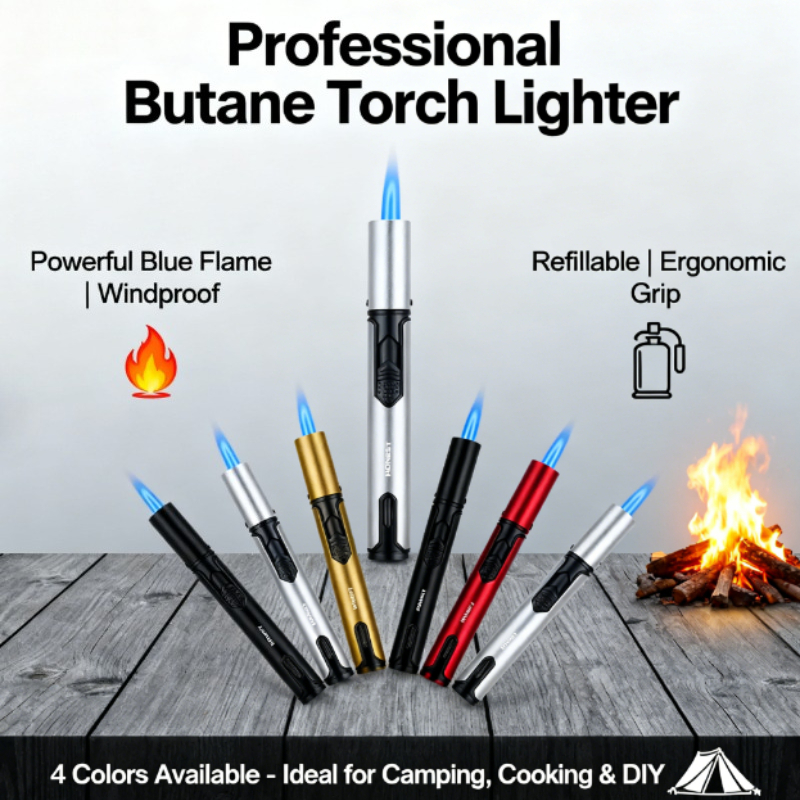 Metal Pen-Style Torch Lighter  - Kitchen Gadgets Men บทวิจารณ์และราคา