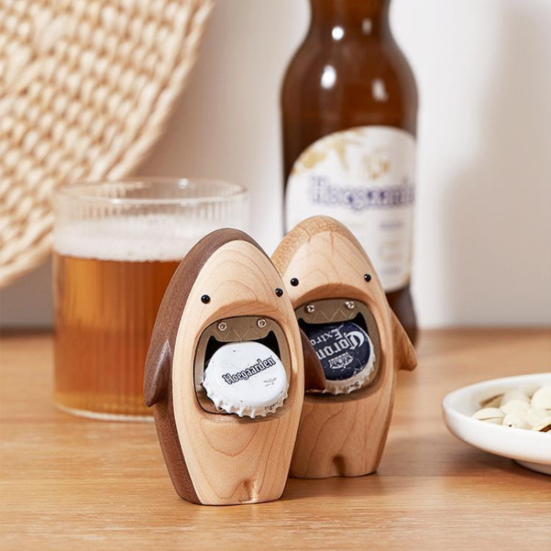 Creative Wooden Shark Bottle O - Kitchen Gadgets Men บทวิจารณ์และราคา