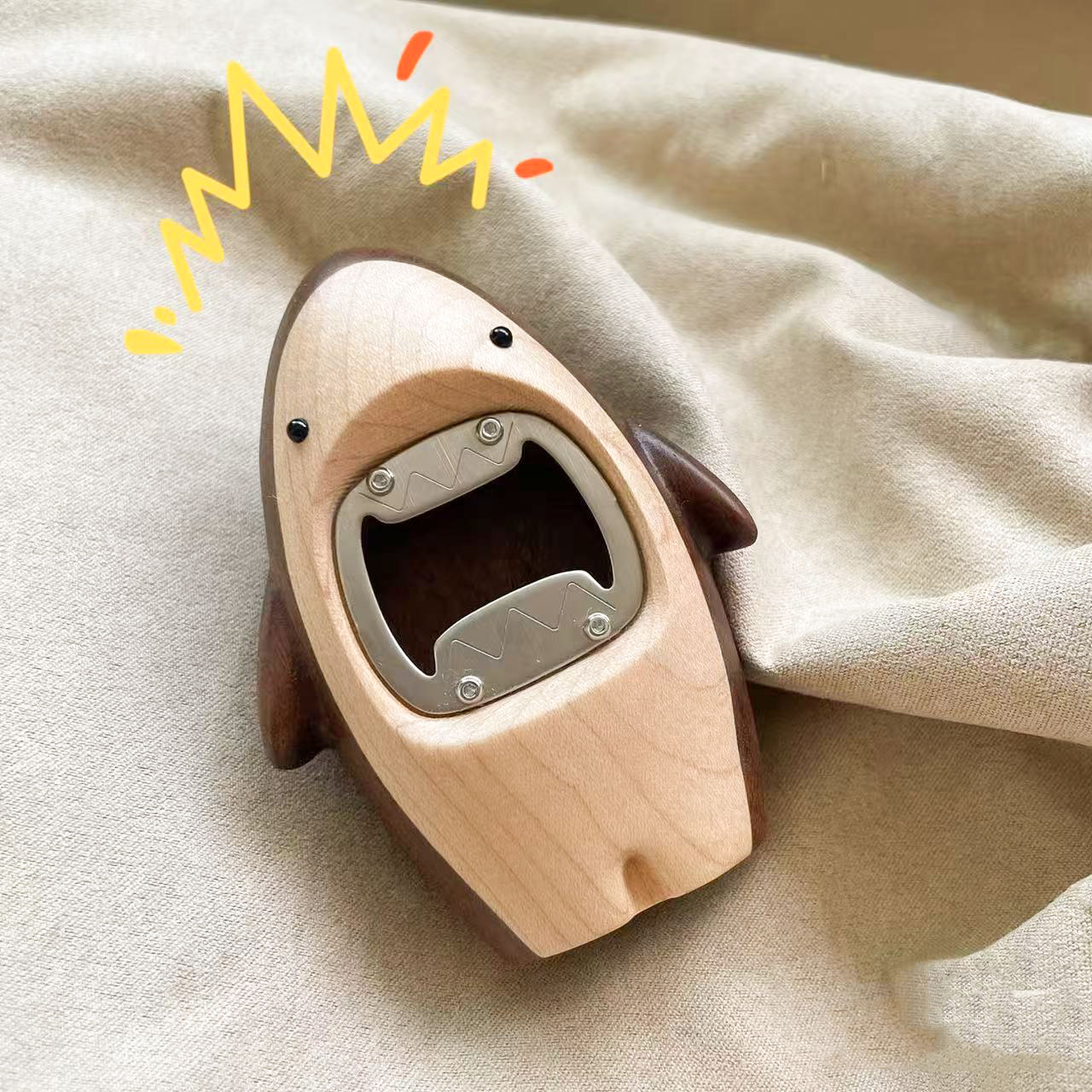 Creative Wooden Shark Bottle O - Kitchen Gadgets Men บทวิจารณ์และราคา
