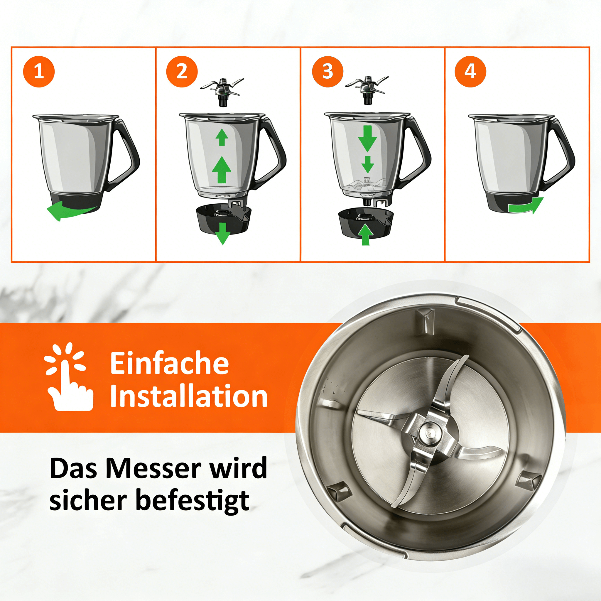 Replacement Blender Blade for  - Kitchen Gadgets Thermomix บทวิจารณ์และราคา