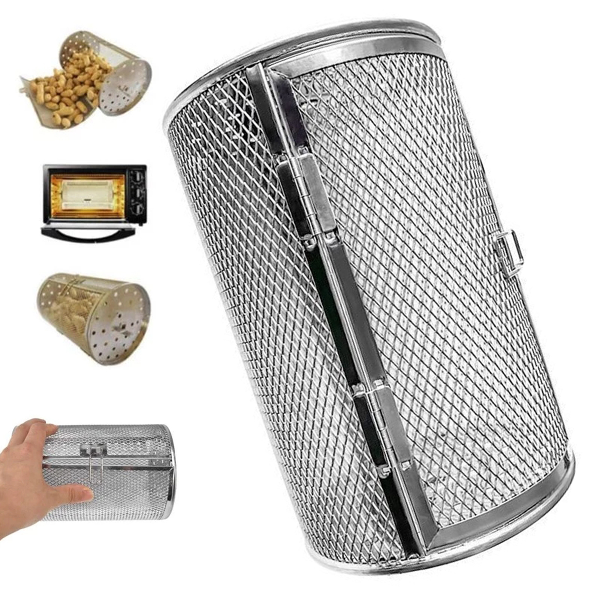 Rotisserie Basket Stainless St - Kitchen Gadgets Made In Usa บทวิจารณ์และราคา