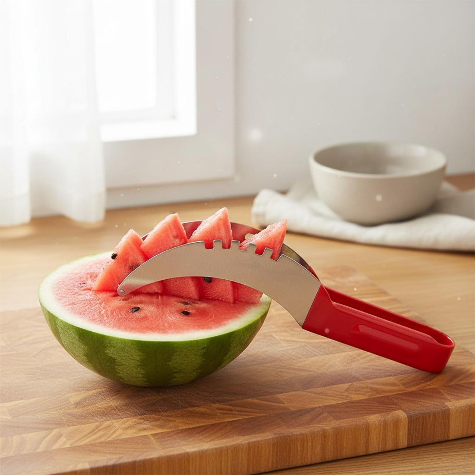 Watermelon Cube Cutter Food Gr - Kitchen Gadgets & Toys บทวิจารณ์และราคา
