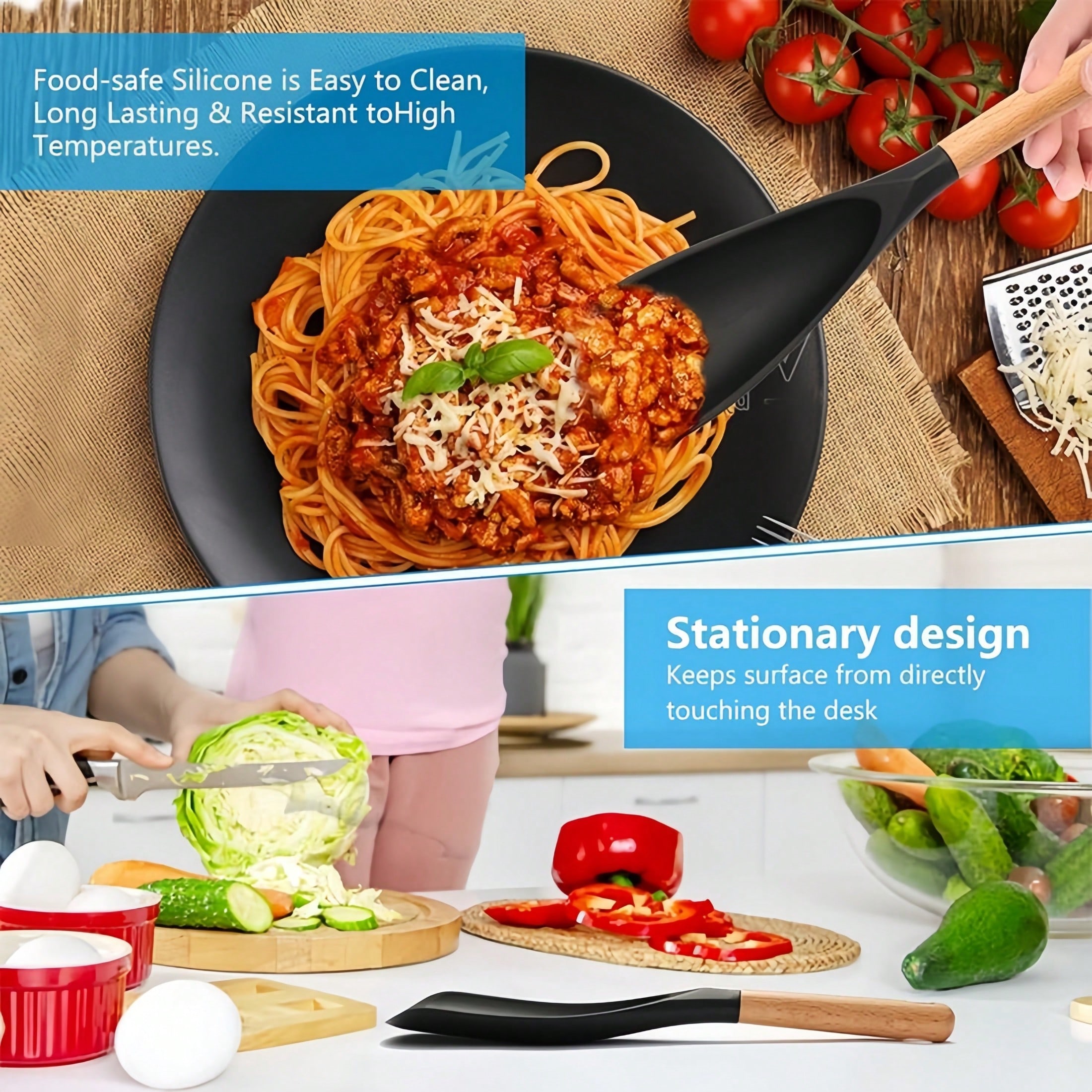 This Cooking Spoon, Made Of Si - Kitchen Gadgets Made In Usa บทวิจารณ์และราคา