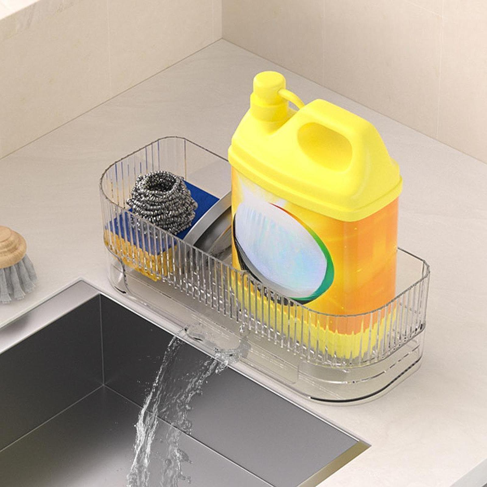 Kitchen Sink Organizer, with D - Kitchen Room Gadgets บทวิจารณ์และราคา