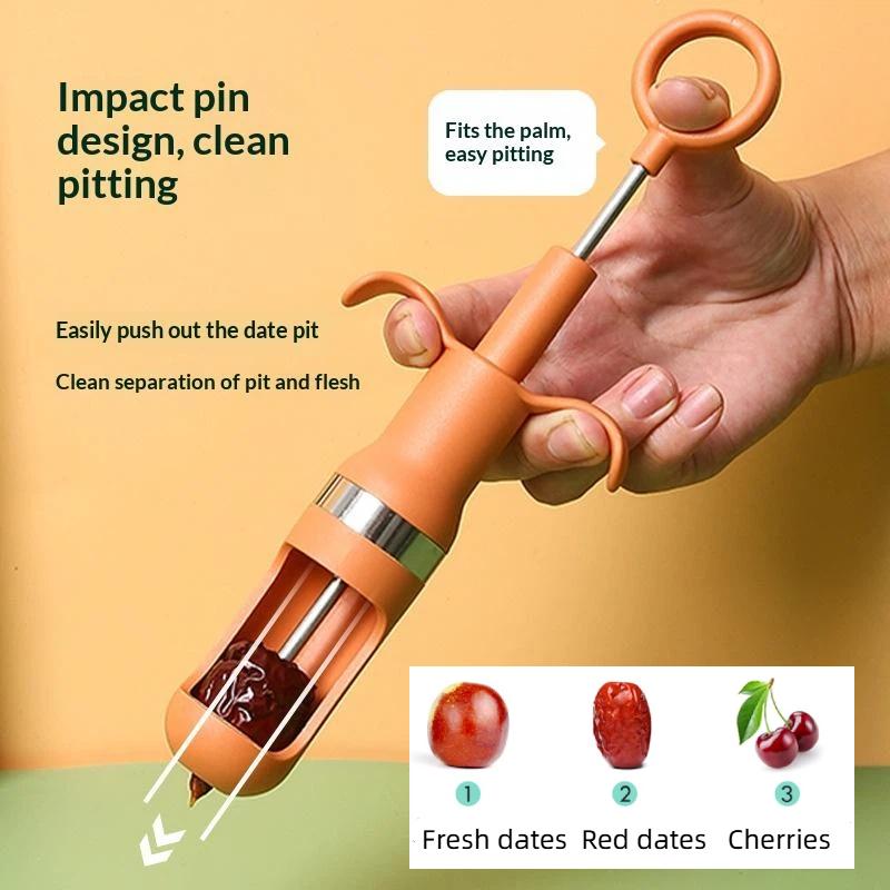 One-Second Cherry Pitter Stain - Kitchen Gadgets & Toys บทวิจารณ์และราคา