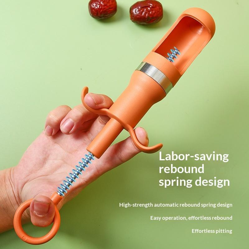 One-Second Cherry Pitter Stain - Kitchen Gadgets & Toys บทวิจารณ์และราคา
