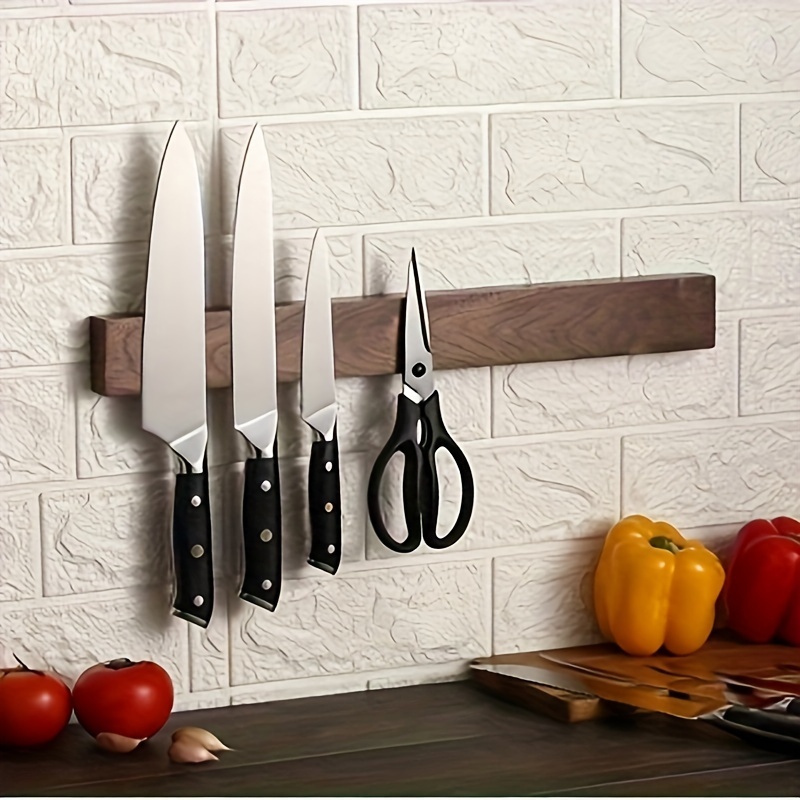 1pc, 16inch Walnut Magnetic Kn - Magnetic Knife Strip บทวิจารณ์และราคา