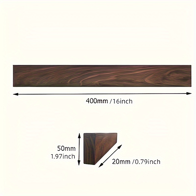 1pc, 16inch Walnut Magnetic Kn - Magnetic Knife Strip บทวิจารณ์และราคา