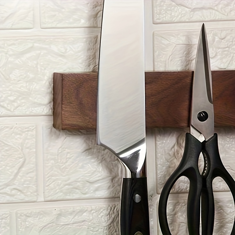 1pc, 16inch Walnut Magnetic Kn - Magnetic Knife Strip บทวิจารณ์และราคา