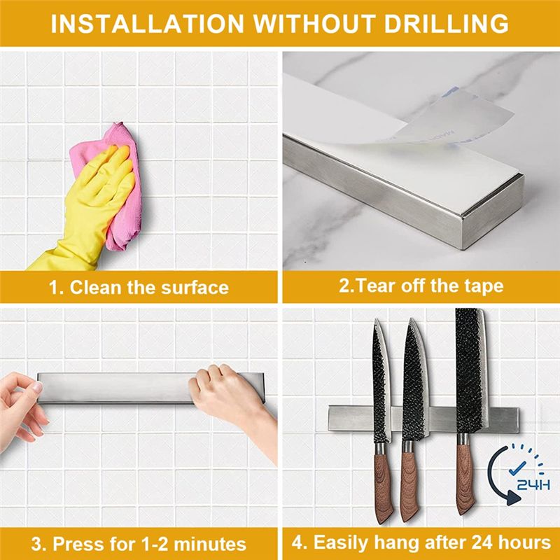 A92P Multipurpose Magnetic Kni - Magnetic Knife Strip บทวิจารณ์และราคา