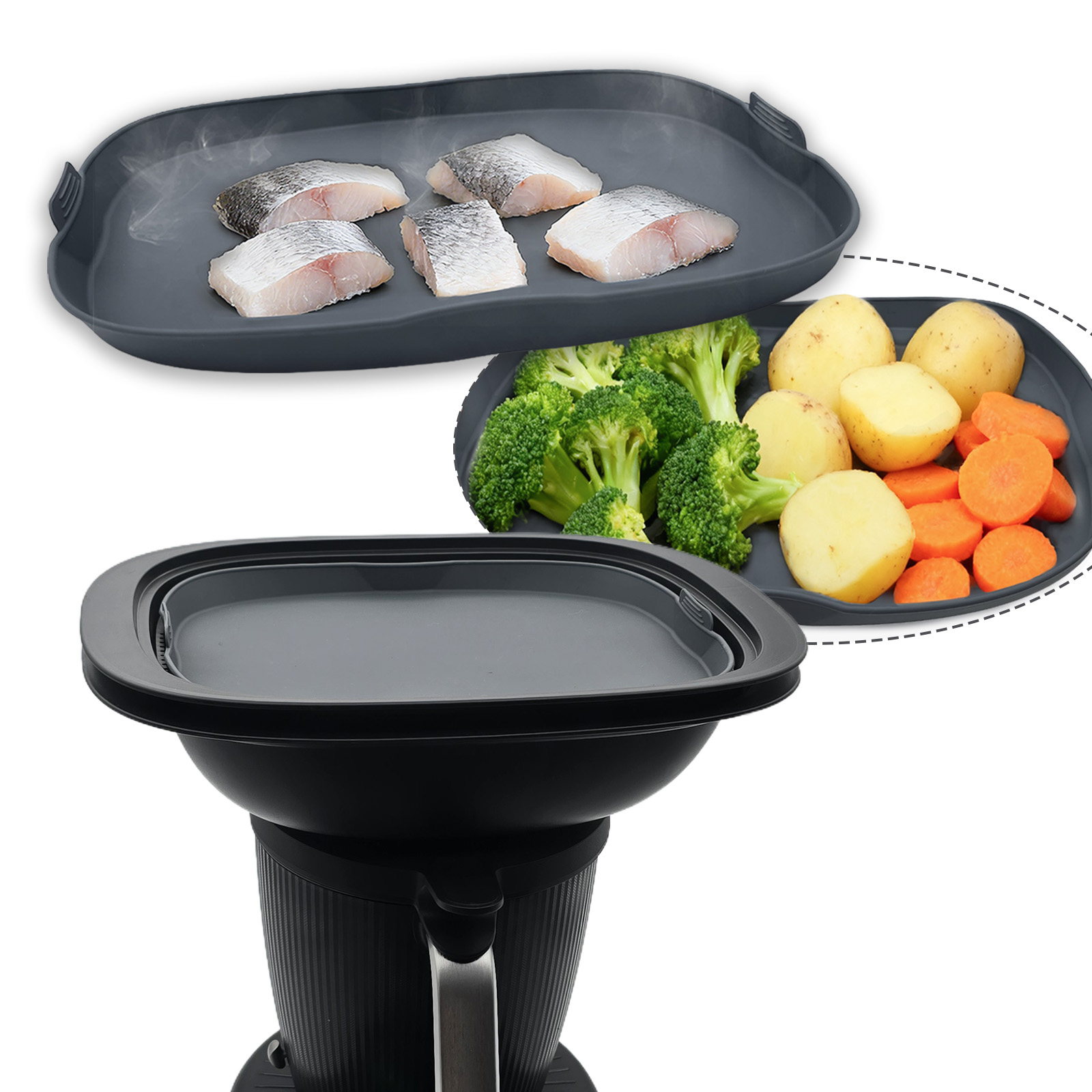 Silicone Steamer&Baking Dish f - Kitchen Gadgets Thermomix บทวิจารณ์และราคา