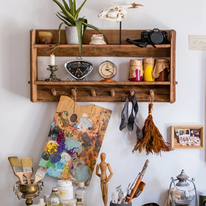 Natural Old Wood Wall Cabinet  - Kitchen Room Gadgets บทวิจารณ์และราคา