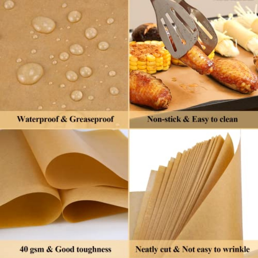100PCS Unbleached Parchment Pa - Kitchen Gadgets & Toys บทวิจารณ์และราคา