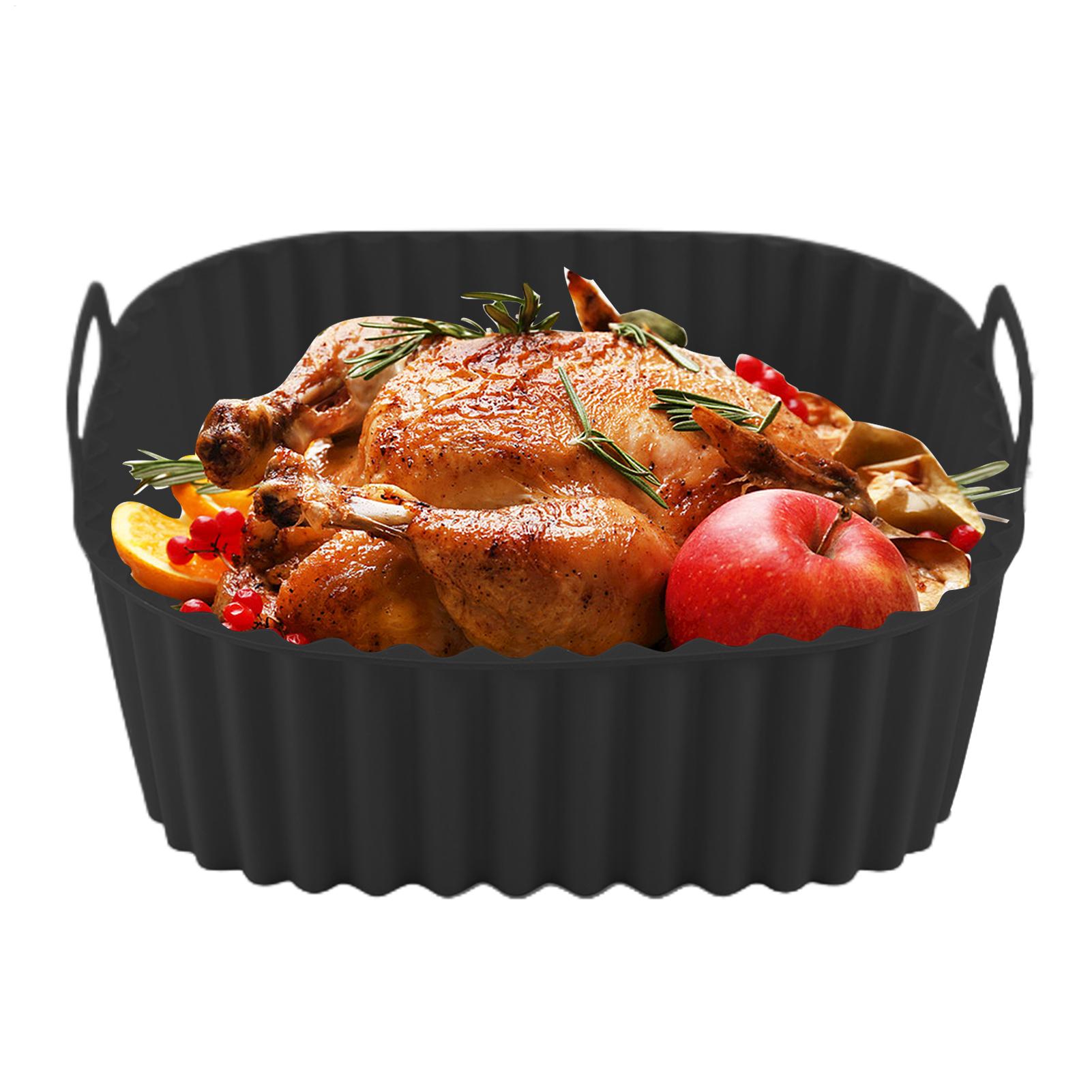 Silicone Air Fryer Liners Pot  - Kitchen Gadgets Men บทวิจารณ์และราคา