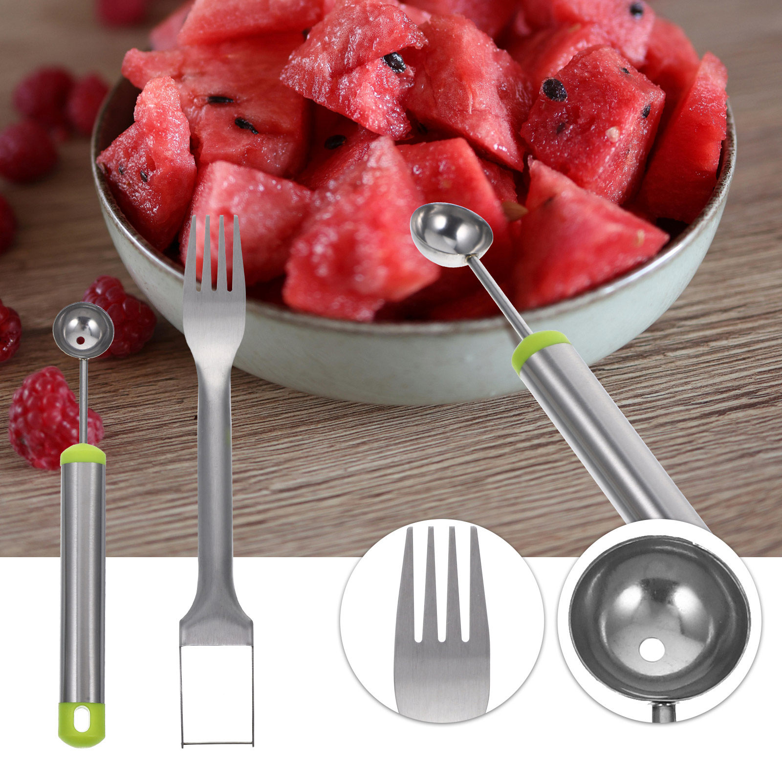 1 Set Of Metal Watermelon Slic - Kitchen Gadgets & Toys บทวิจารณ์และราคา