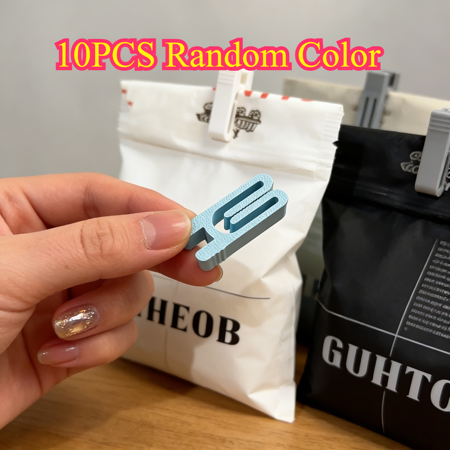 Random 10 snack bag sealing cl - Kitchen Gadgets & Toys บทวิจารณ์และราคา