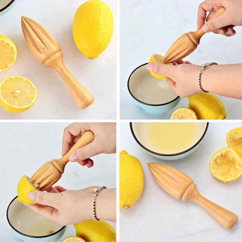 Wood Citrus Reamer, Handmade L - Kitchen Gadgets Made In Usa บทวิจารณ์และราคา