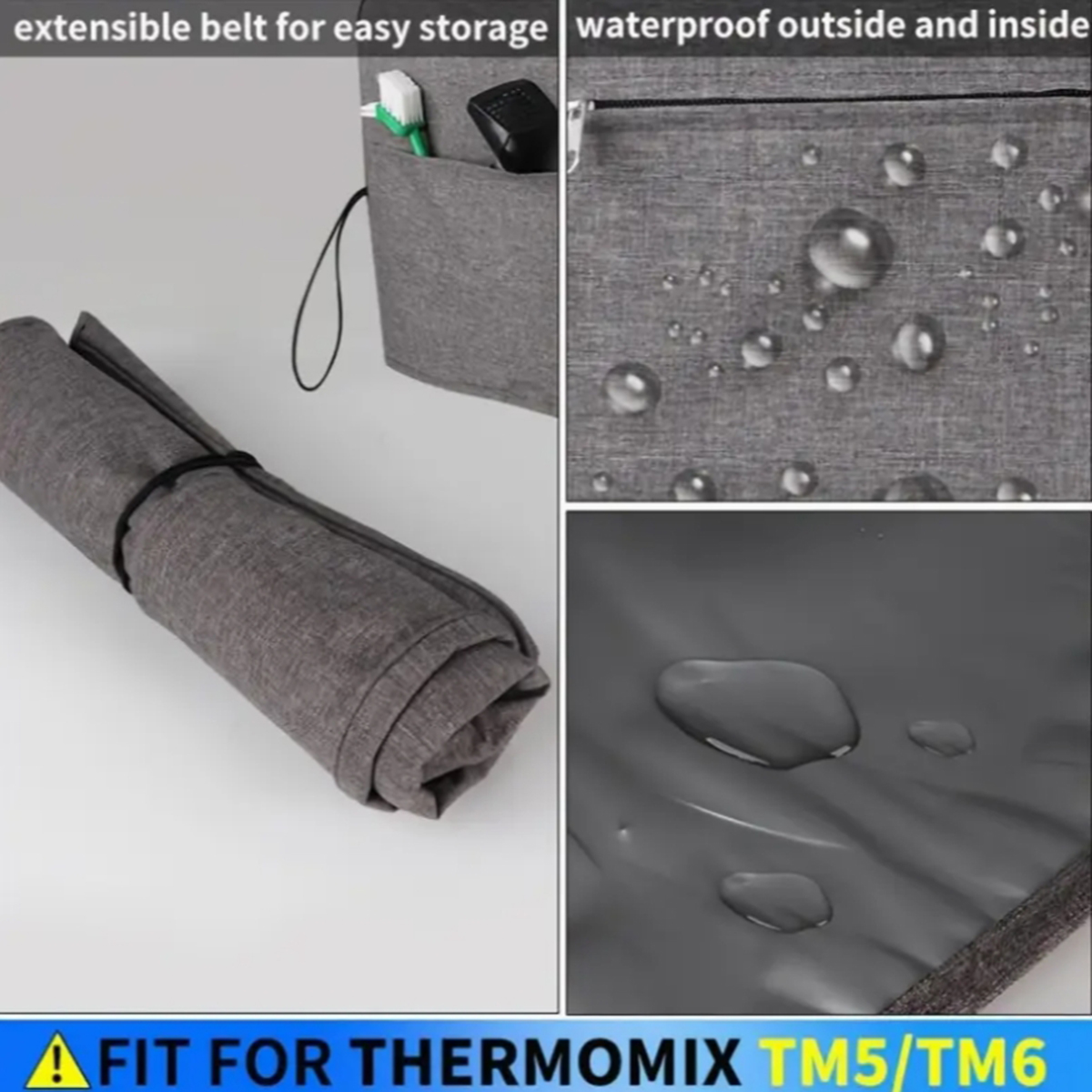 Grey Oxford cloth Thermomix TM - Kitchen Gadgets Thermomix บทวิจารณ์และราคา