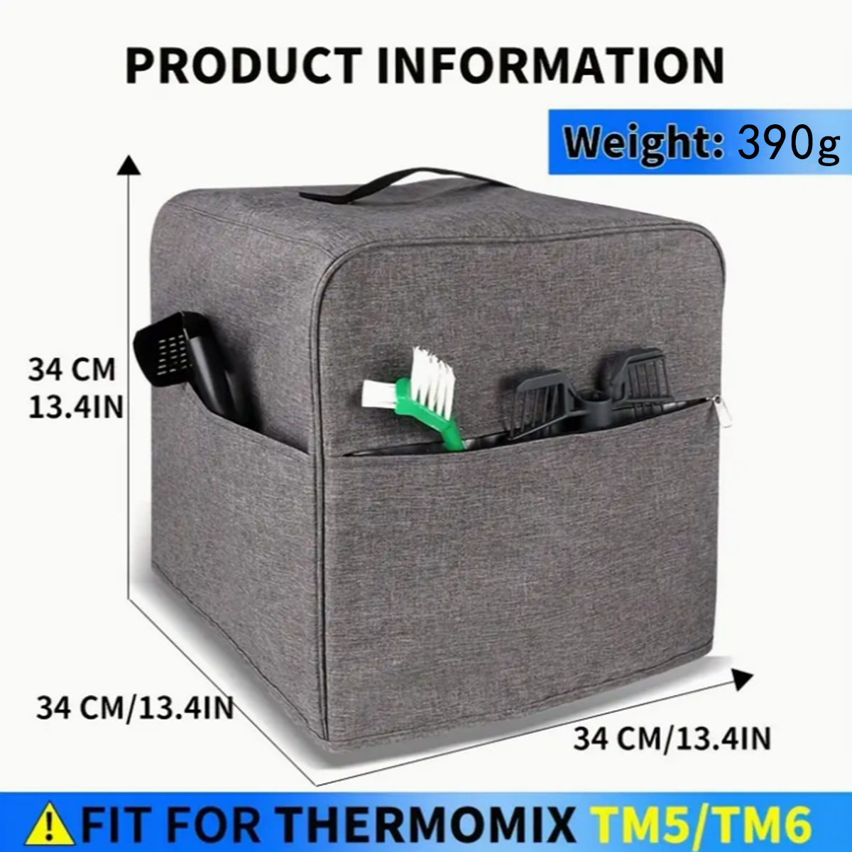 Grey Oxford cloth Thermomix TM - Kitchen Gadgets Thermomix บทวิจารณ์และราคา