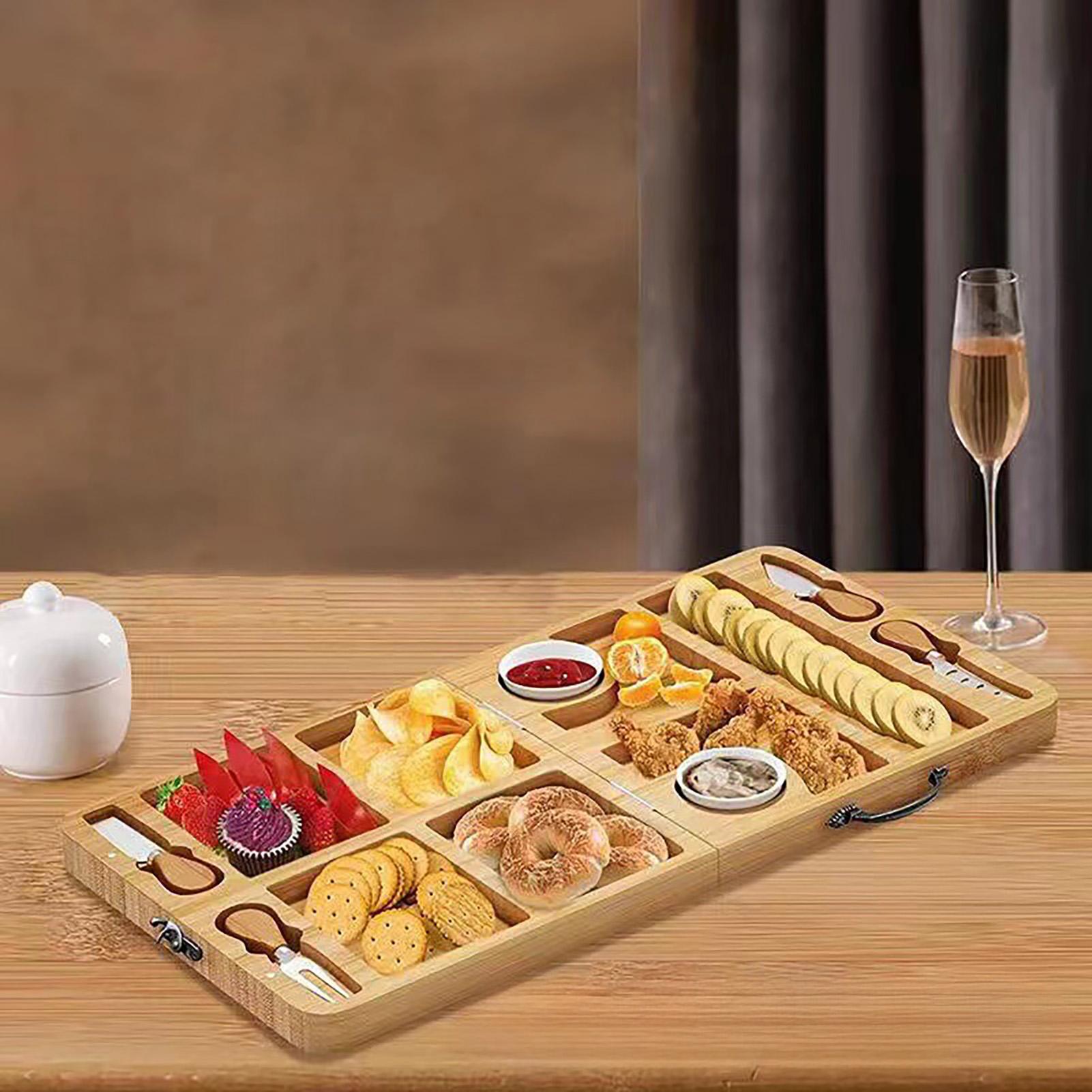 Cheese Board Foldable Meat Pla - Kitchen Room Gadgets บทวิจารณ์และราคา